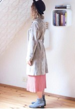 Light brown beige soft velour vintage jacket