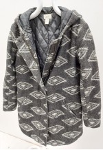 Grey Vintage Aztec Levis Coat