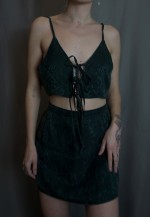 Green and black print set