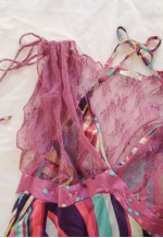 vintage y2k Classy Glam Psychedelic Geometric Midi Dress