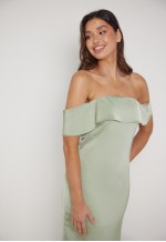 Aimee Bardot Maxi Dress - Sage