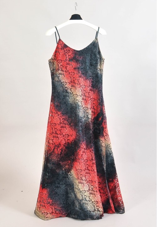 Vintage 90s maxi lace dress