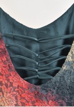 Vintage 90s maxi lace dress