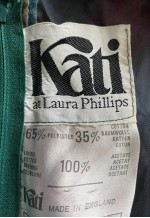 Kati Laura Phillips 70's Vintage Floral Green Dress