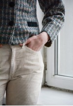 Vintage Tweed Multicolour Wool Blazer