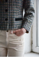 Vintage Tweed Multicolour Wool Blazer