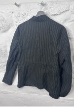 Y2K Striped Edgy Stylish Zip Jacket - Large