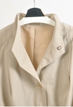 Vintage 80s maxi coat in beige