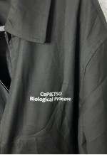 Y2K Black Work Minimal Zip Jacket - M