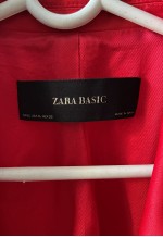 Vintage Red  Elegant Blazer, Classy Women's Jacket