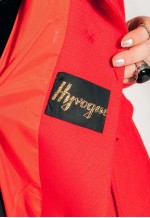 Vintage Coat 60s Mod Red Wool Coat