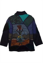 Vintage 90's Active Windbreaker Patchwork Jacket Lightweight