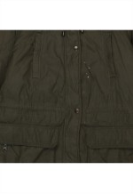 Indigo 90's Hooded Button Up Parka Large (missing sizing lab