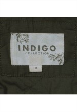 Indigo 90's Hooded Button Up Parka Large (missing sizing lab